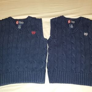 Twin boy sweater vests